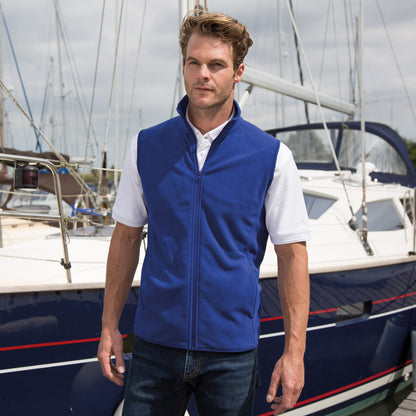 Result Core Microfleece Gilet | Unisex | Windproof | Anti Pill | Lightweight | Stretch | 7 Colours | XS-3XL