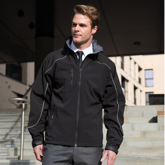 Result Hooded Softshell Jacket | Unisex | Waterproof | Breathable | Ripstop Panels | 2 Colours | XS-3XL