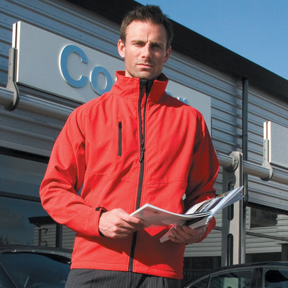 Result Men's Base Layer Softshell Jacket | Lightweight | Showerproof | Breathable | 4 Colours | XS-3XL