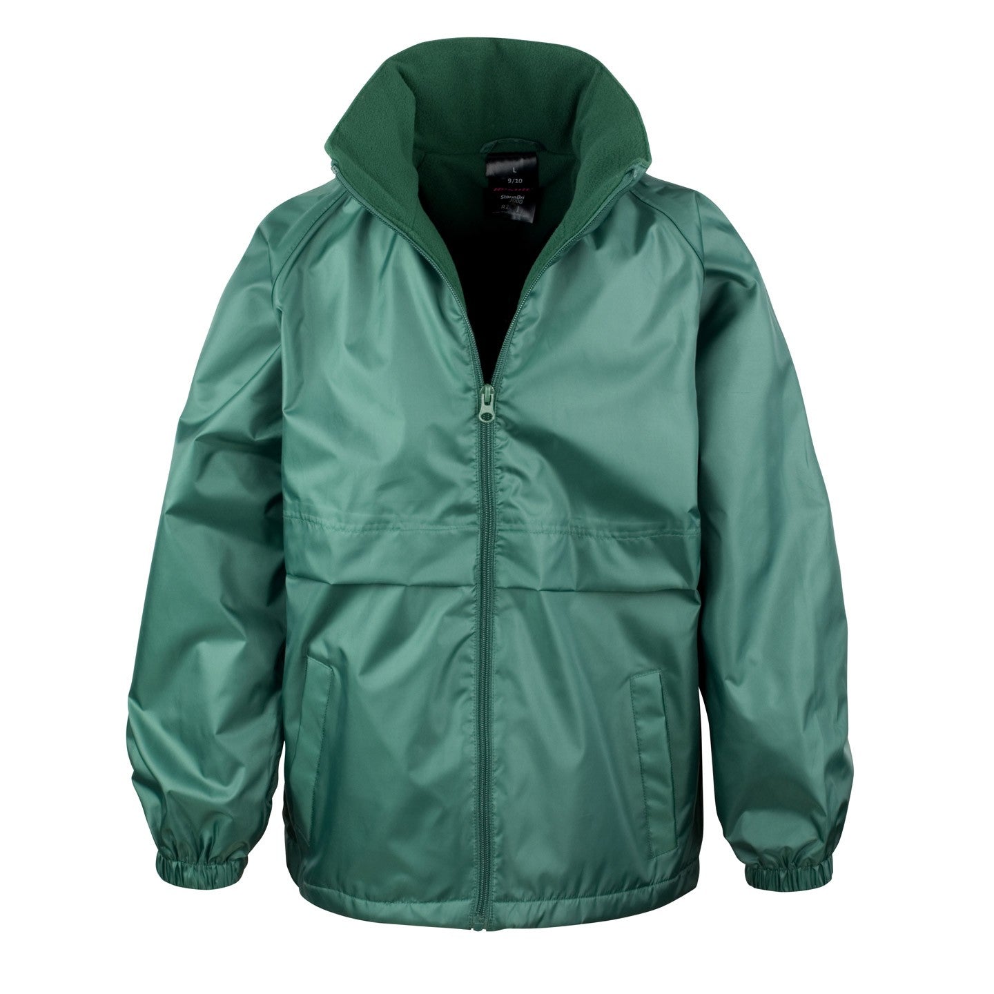 Result Core Junior Microfleece Lined Jacket | Waterproof | Windproof | 6 Colours | Ages 3-14 - Summer Jacket - Logo Free Clothing
