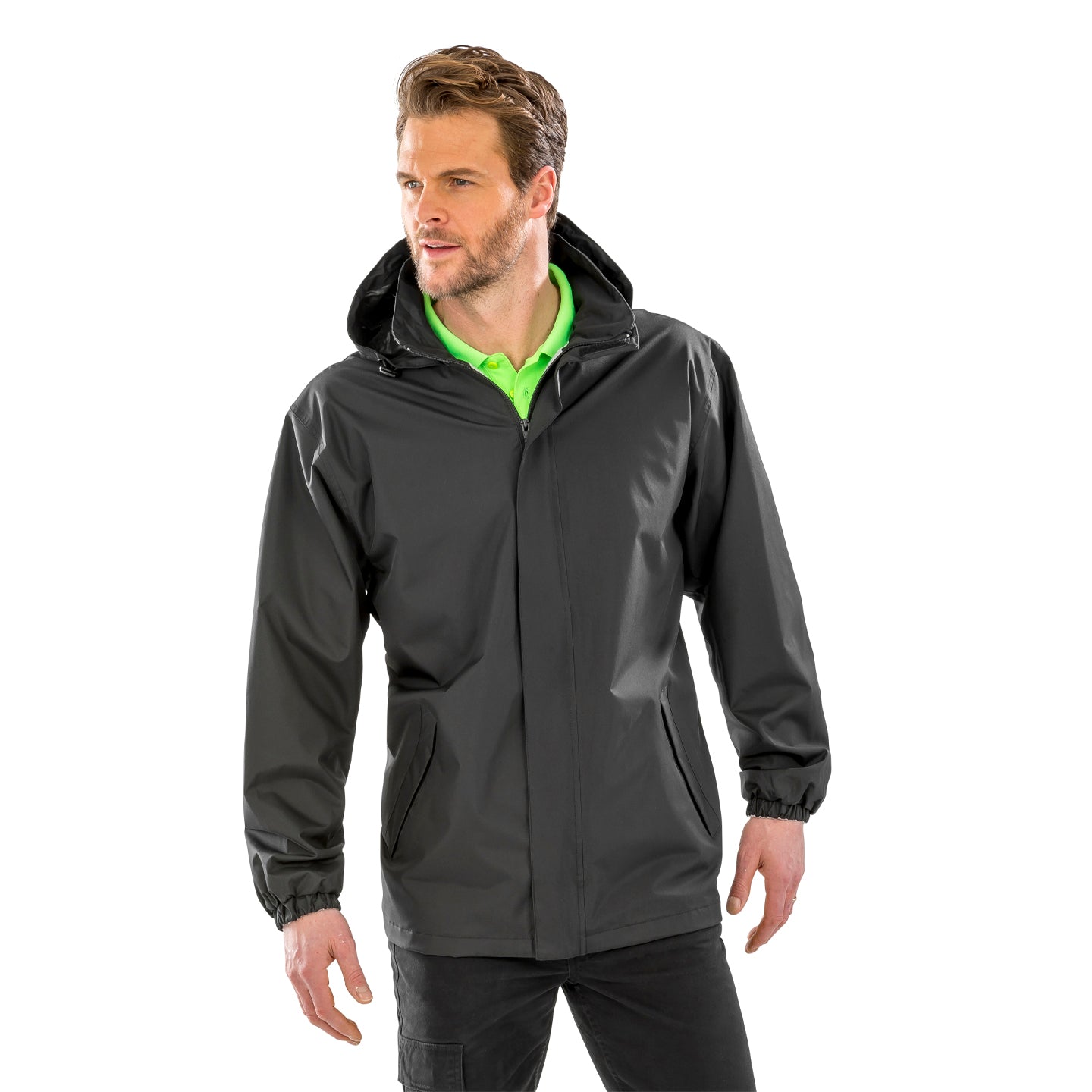 Result Core Midweight Jacket | Unisex | Waterproof | Windproof | Concealed Hood | Taped Seams | 4 Colours | S-3XL