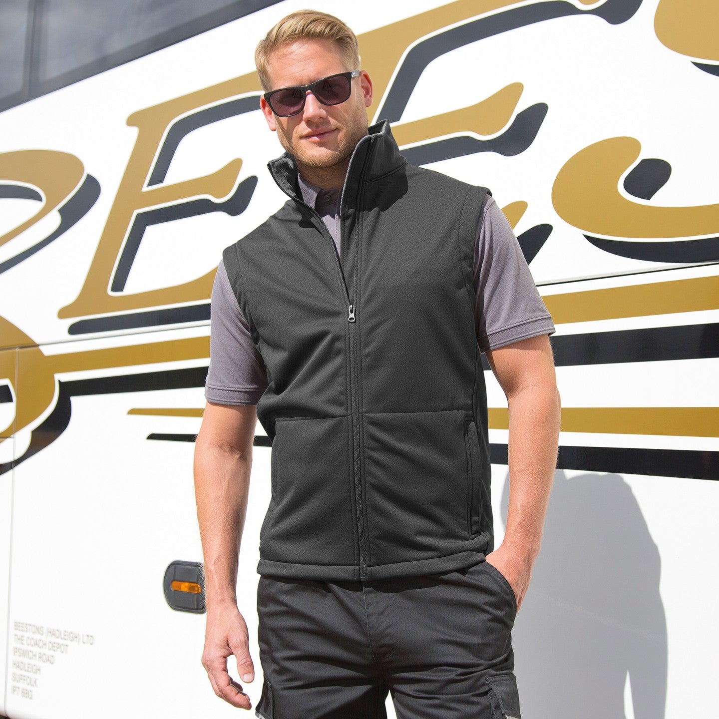 Result Core Softshell Bodywarmer | Unisex | Waterproof | Breathable | Windproof | Navy or Black | S-3XL