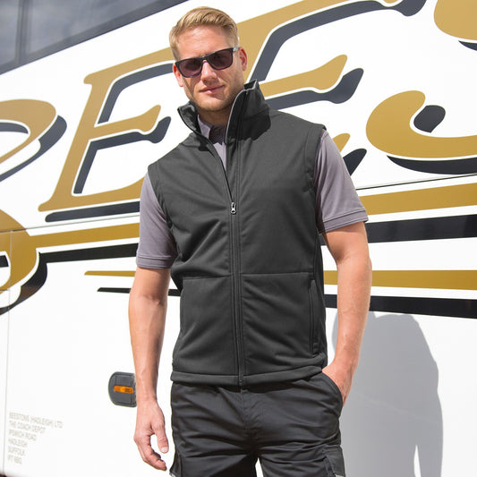 Result Core Softshell Bodywarmer | Unisex | Waterproof | Breathable | Windproof | Navy or Black | S-3XL