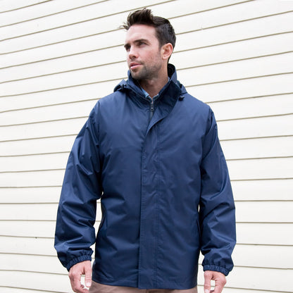Result Core 3-In-1 Jacket with Bodywarmer | Unisex | Waterproof | Hood | Navy or Black | XS-4XL