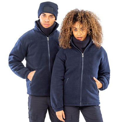 Result Core Polartherm Quilted Winter Fleece | Unisex | Windproof | Super Warm | Padded | Black or Navy | S-4XL