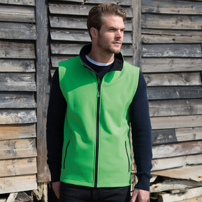 Result Core Men's Softshell Bodywarmer | Recycled Fleece Lined | Windproof | 10 Colours | S-4XL