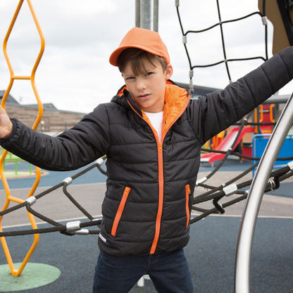 Result Core Junior Padded Jacket | Showerproof | Windproof | Hood | Quilted | 5 Colours | Ages 2-14