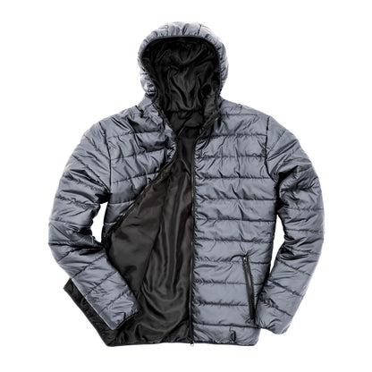 Result Core Men's Soft Padded Jacket | Lightweight | Hooded | Showerproof | Quilted | 6 Colours | XS-4XL