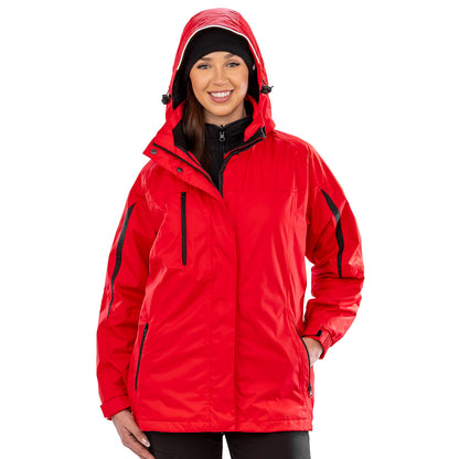 Result Ladies 3-In-1 Journey Jacket | Waterproof | Breathable | Removable Hood | 4 Colours | XS-3XL