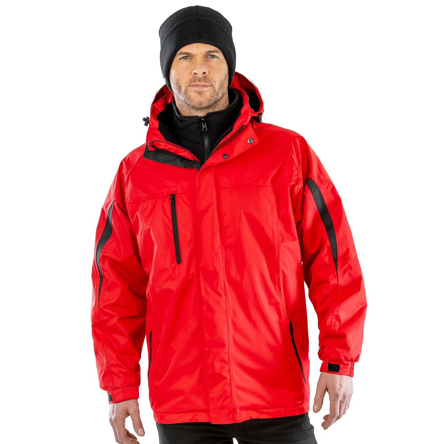 Result Men's 3-In-1 Journey Jacket | Waterproof | Windproof | Softshell Inner | Hood | 3 Colours | S-4XL