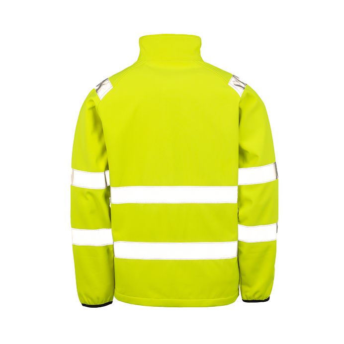 Result Recycled Safety Softshell Jacket | Unisex | Reflective | Hi Vis | 2 Colours | S-4XL - Summer Jacket - Logo Free Clothing