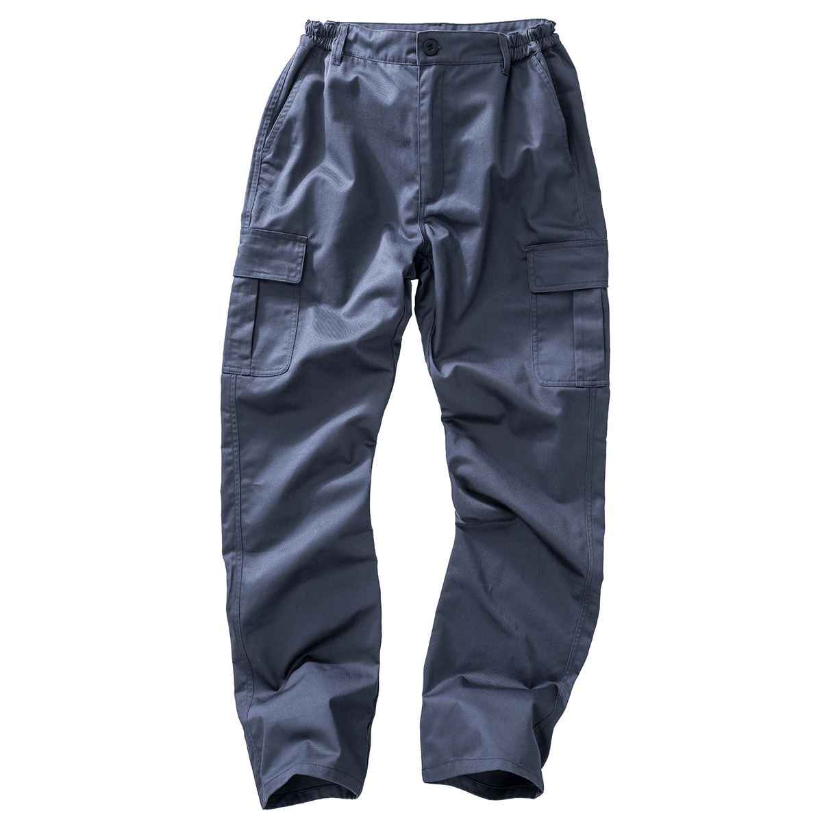 Result Recycled Utility Trousers in Navy, front view