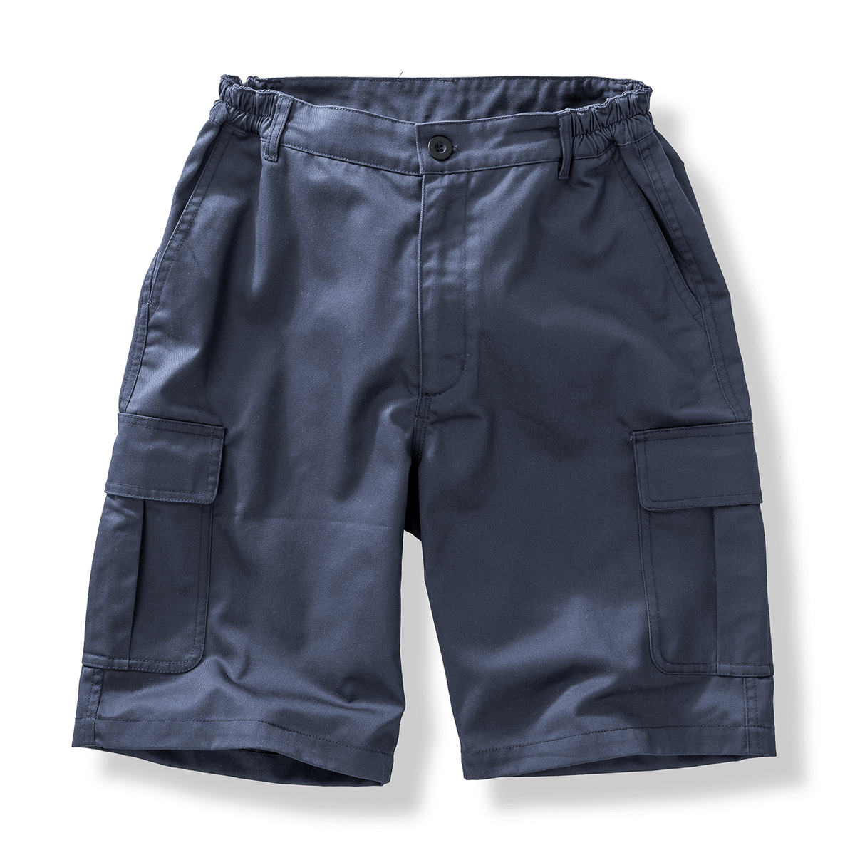 Result Recycled Utility Shorts in Navy, front view