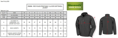 Result Recycled Mens 3-Layer Softshell Jacket | Waterproof | Black or Navy | XS-4XL - Summer Jacket - Logo Free Clothing