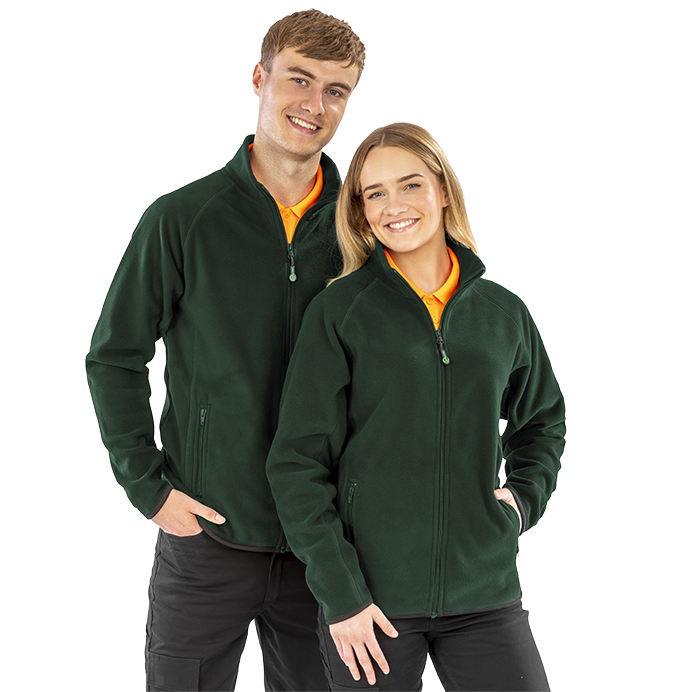 Result Recycled Unisex Fleece Jacket | Dense Knit | Wicking | Half Zip | 5 Colours | XS-4XL - Fleece - Logo Free Clothing