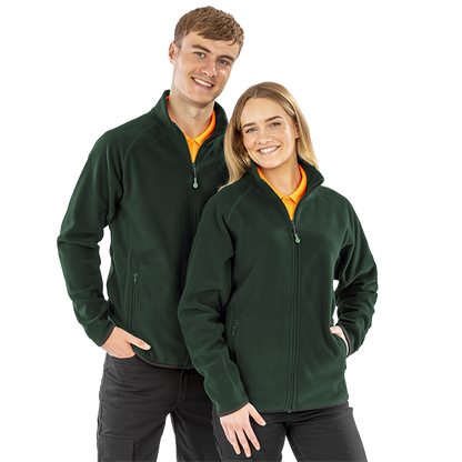 Result Recycled Unisex Fleece Jacket | Dense Knit | Wicking | Half Zip | 5 Colours | XS-4XL - Fleece - Logo Free Clothing