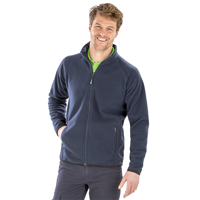 Result Recycled Unisex Fleece Jacket | Dense Knit | Wicking | Half Zip | 5 Colours | XS-4XL - Fleece - Logo Free Clothing