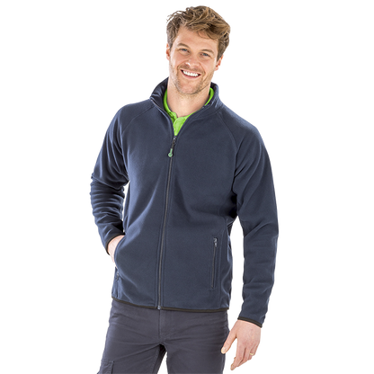 Result Recycled Unisex Fleece Jacket | Dense Knit | Wicking | Half Zip | 5 Colours | XS-4XL - Fleece - Logo Free Clothing