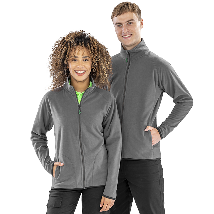 Result Recycled Unisex Microfleece Jacket | Lightweight | Zip Fleece | 5 Colours | XS-4XL - Fleece - Logo Free Clothing