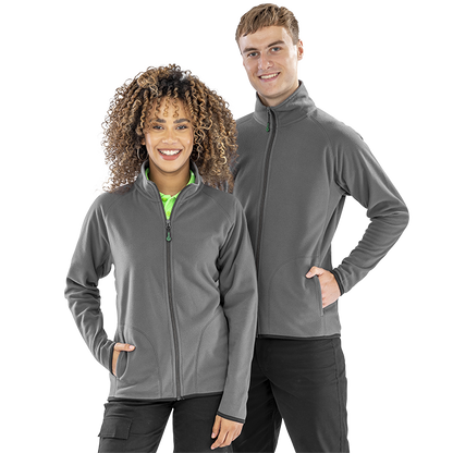 Result Recycled Unisex Microfleece Jacket | Lightweight | Zip Fleece | 5 Colours | XS-4XL - Fleece - Logo Free Clothing