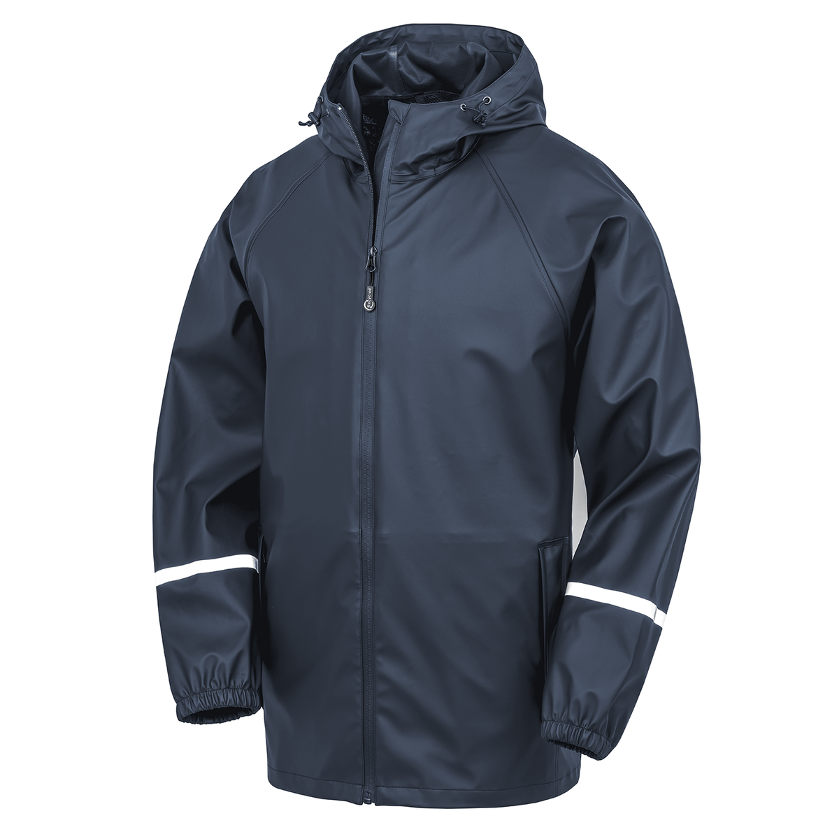 Result Prism Waterproof Jacket in Navy, front view