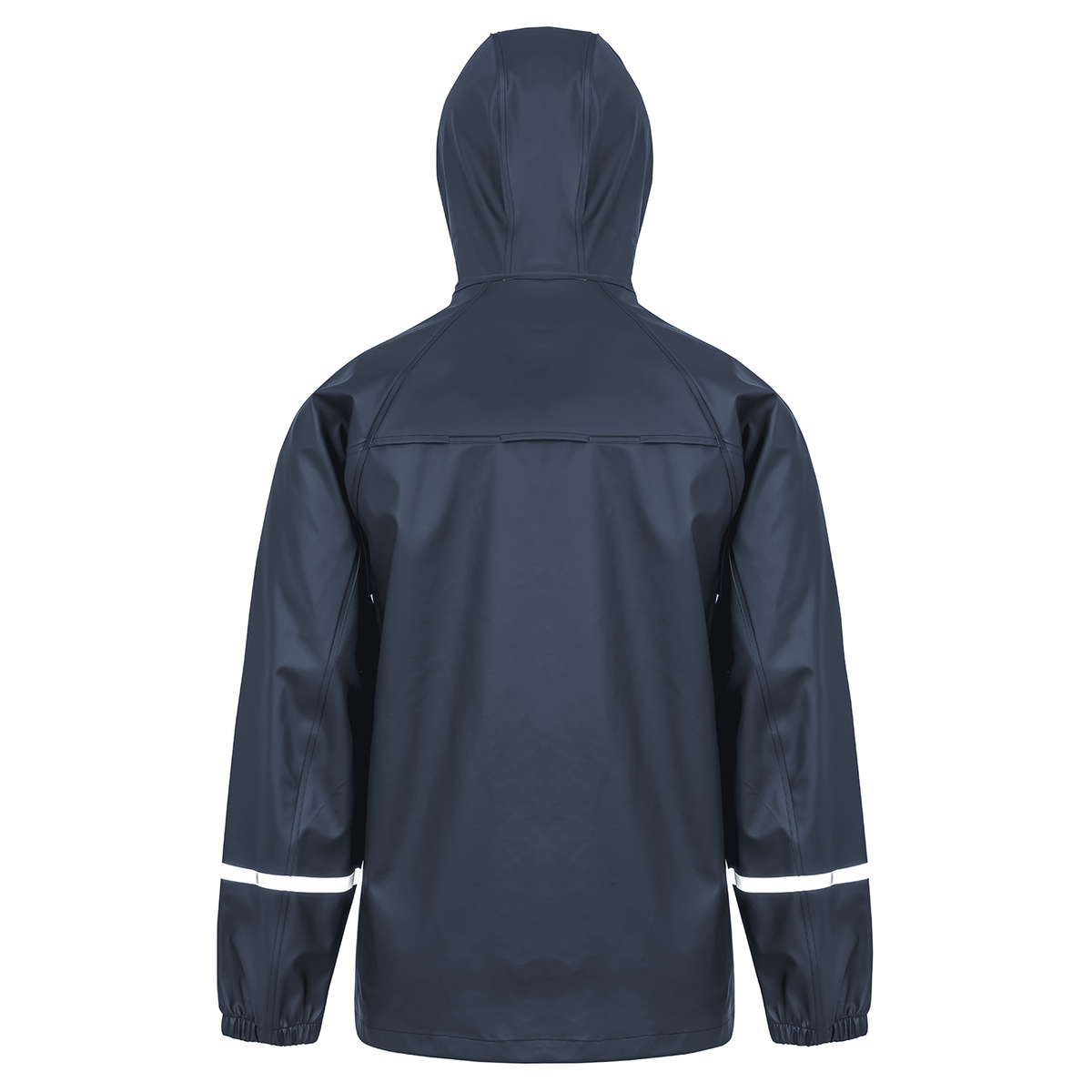 Result Prism Waterproof Jacket in Navy, back view