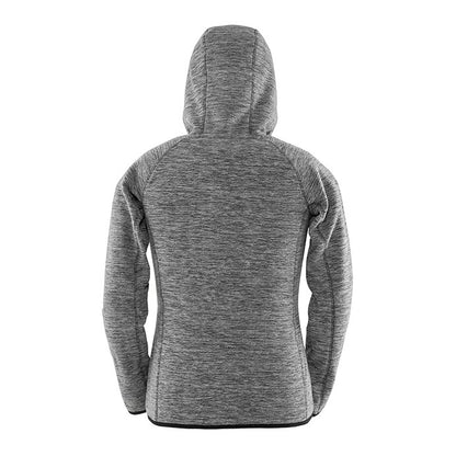 Spiro Fitness Ladies Microfleece Hoodie | Lightweight Full Zip Hoodie | Grey Marl | XS-2XL - Hoodie - Logo Free Clothing