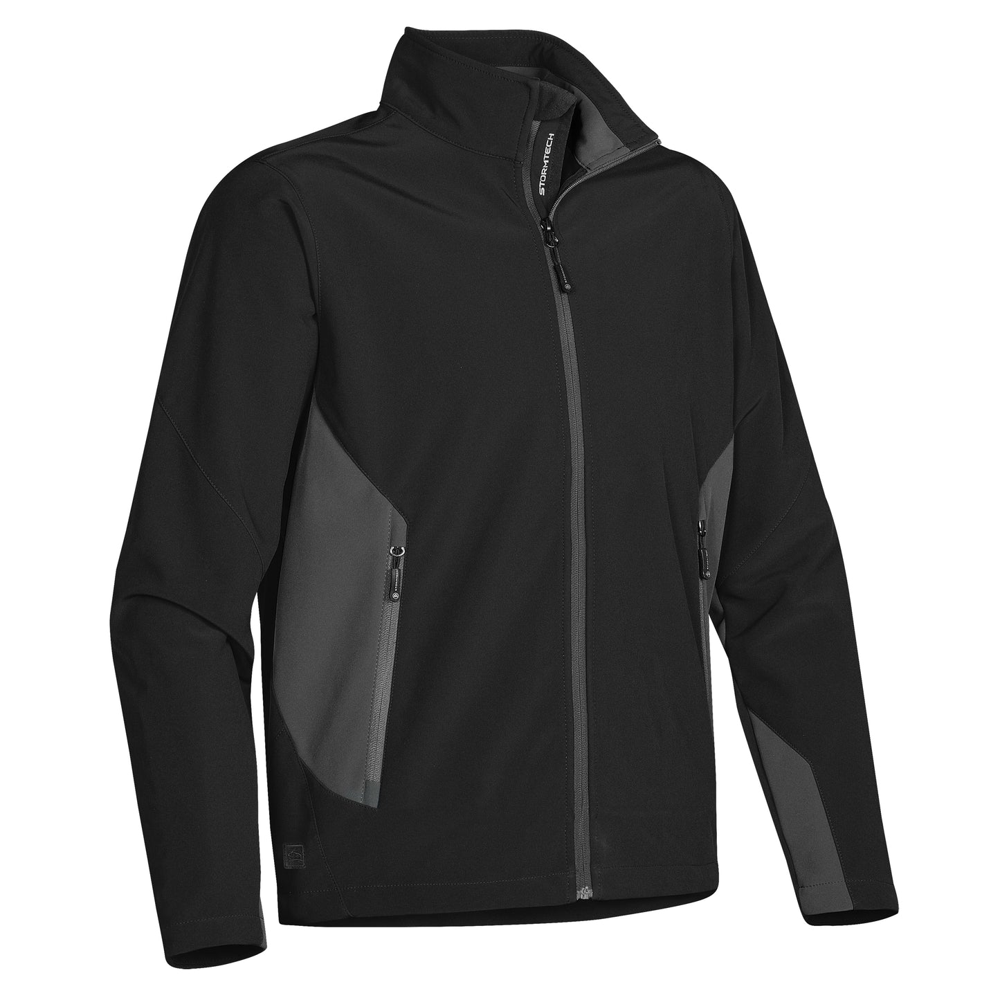 Stormtech Men's Pulse Softshell Jacket | Showerproof | Windproof | Softshell | Warm | Black/Granite | S-2XL