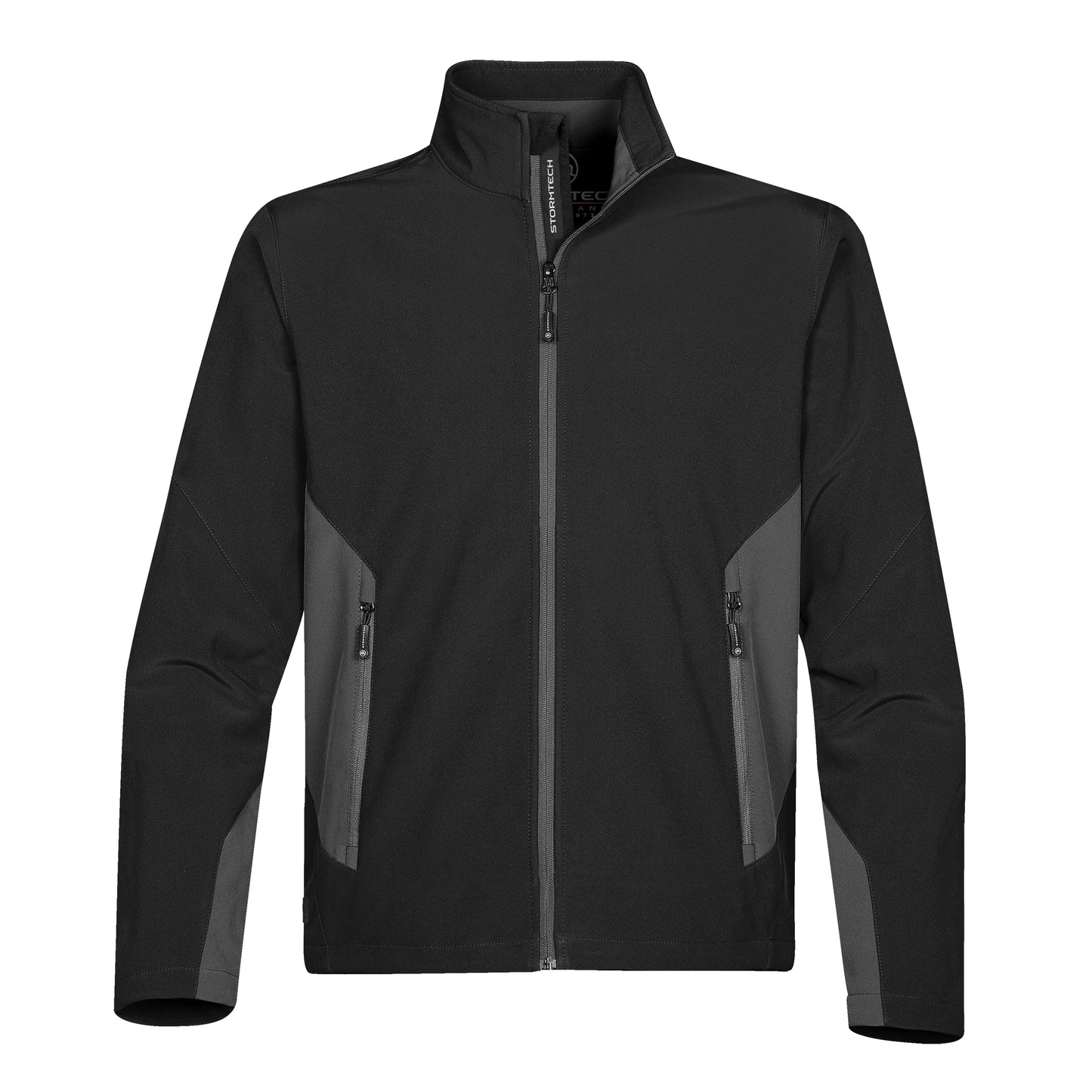 Stormtech Men's Pulse Softshell Jacket | Showerproof | Windproof | Softshell | Warm | Black/Granite | S-2XL