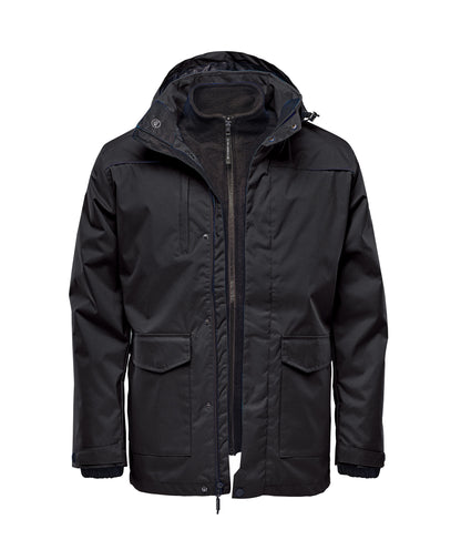 Stormtech Men's Vortex 3 In 1 Parka | Showerproof | Fleece Lined | Windproof | Hood | 3 Colours | S-2XL