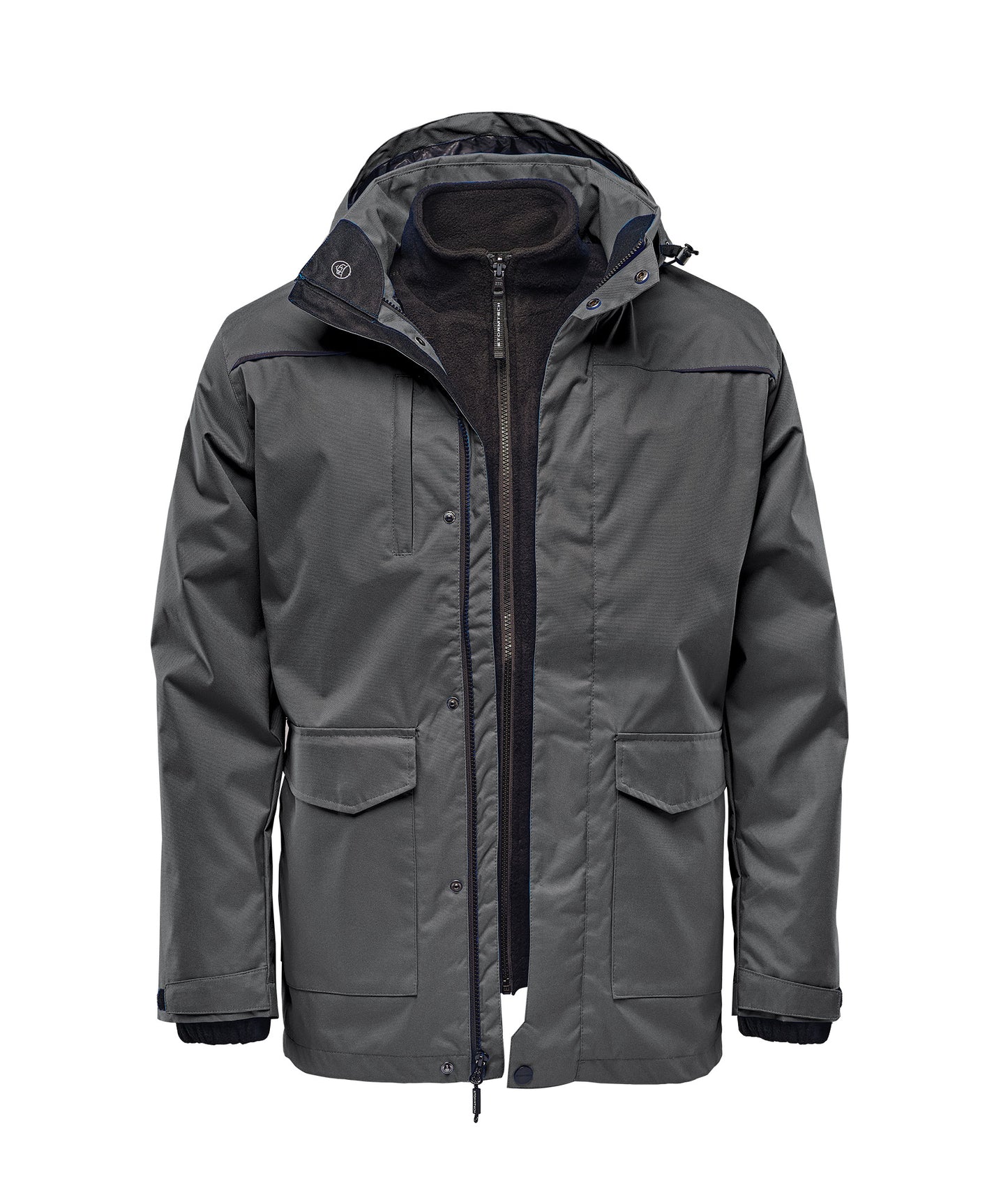 Stormtech Men's Vortex 3 In 1 Parka | Showerproof | Fleece Lined | Windproof | Hood | 3 Colours | S-2XL