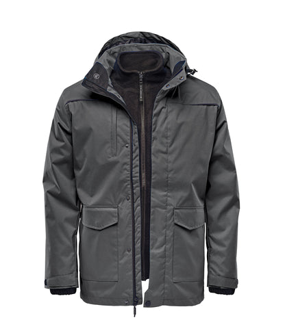 Stormtech Men's Vortex 3 In 1 Parka | Showerproof | Fleece Lined | Windproof | Hood | 3 Colours | S-2XL