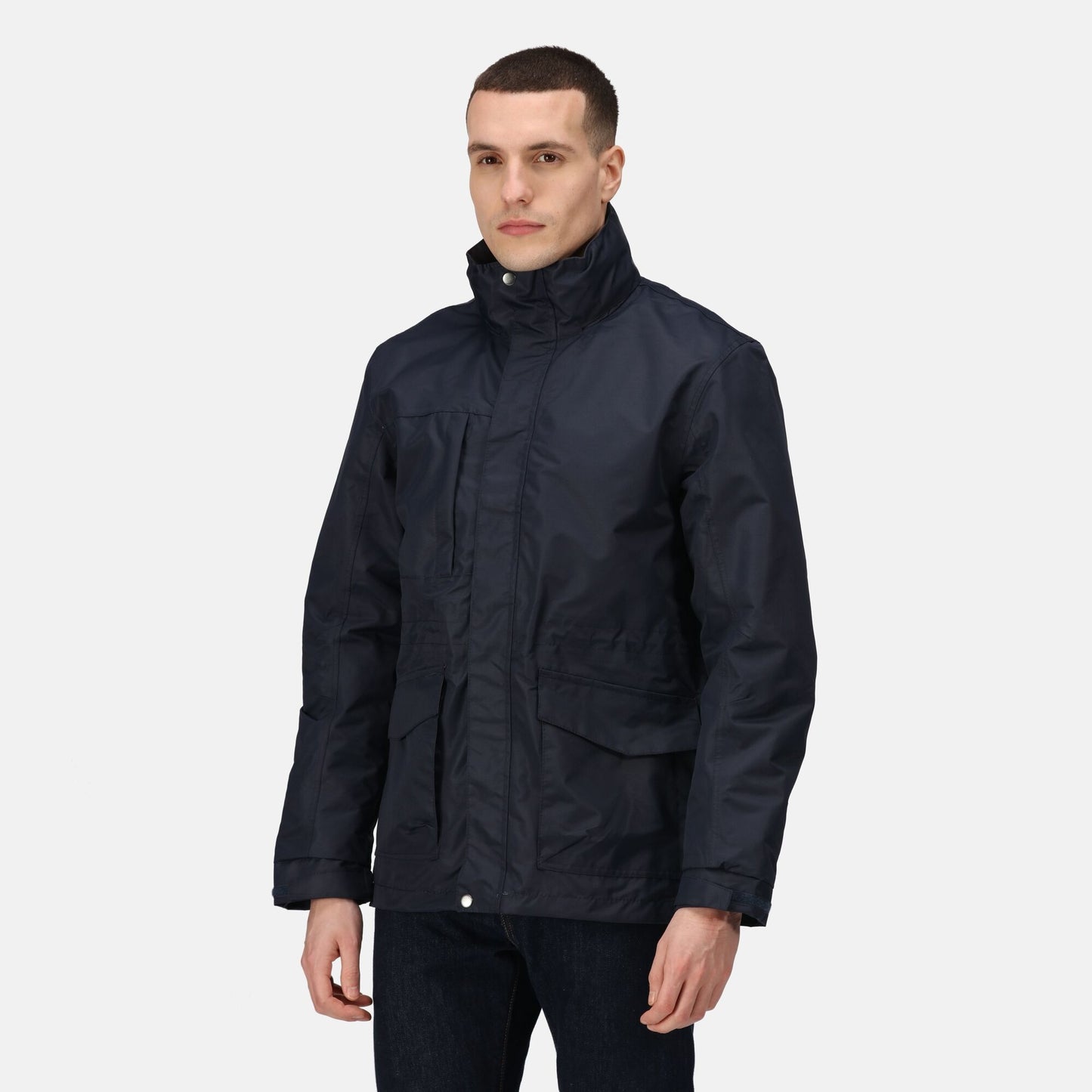 Regatta Benson III Mens 3-In-1 Waterproof Jacket | Detachable Layer | Black or Navy | S-4XL - Winter Jacket - Logo Free Clothing