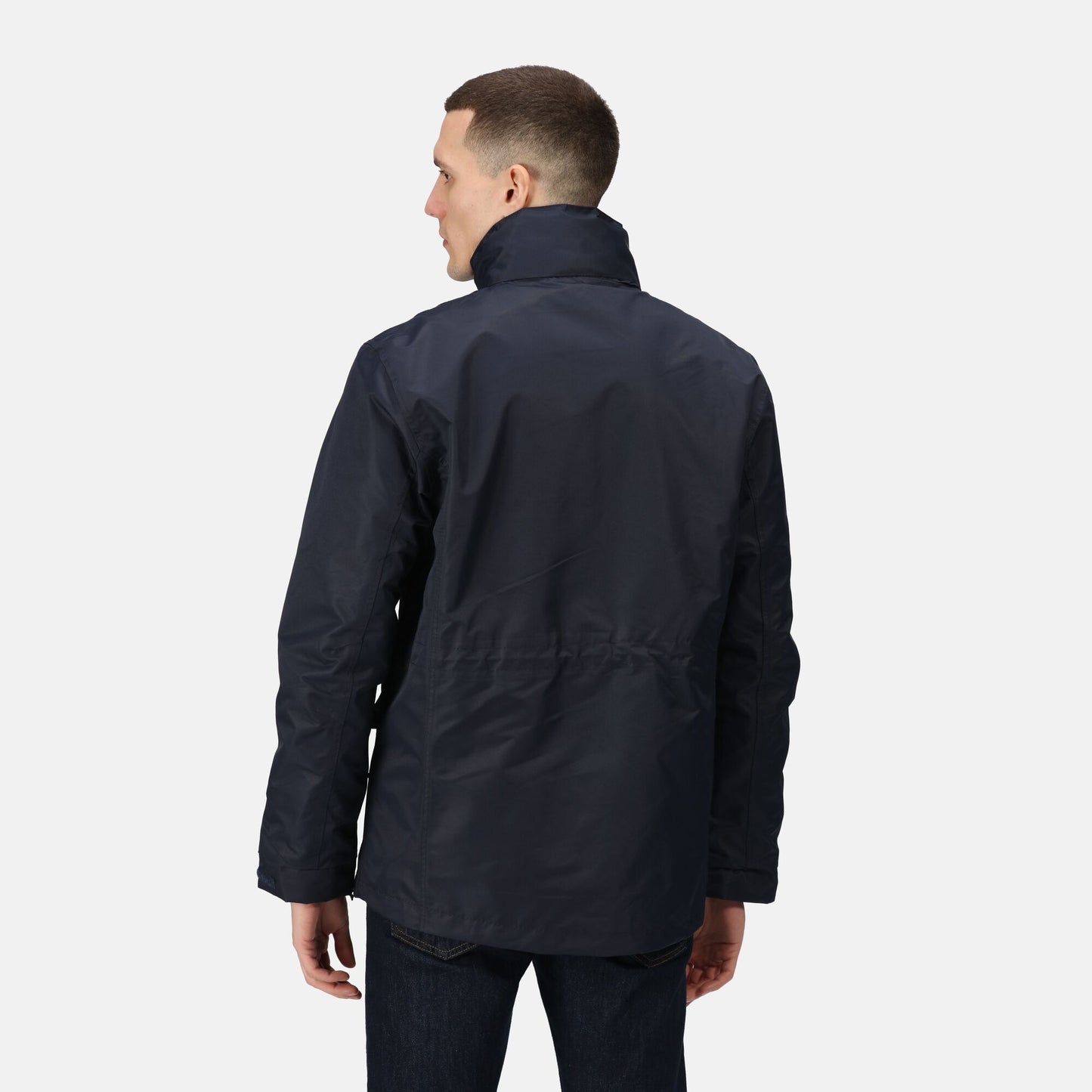 Regatta Benson III Mens 3-In-1 Waterproof Jacket | Detachable Layer | Black or Navy | S-4XL - Winter Jacket - Logo Free Clothing