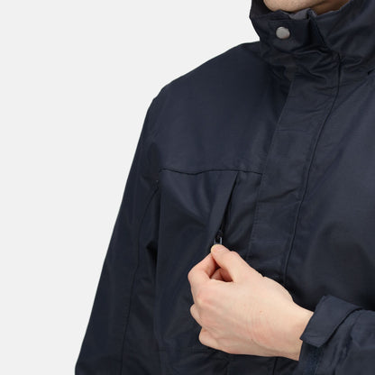 Regatta Benson III Mens 3-In-1 Waterproof Jacket | Detachable Layer | Black or Navy | S-4XL - Winter Jacket - Logo Free Clothing