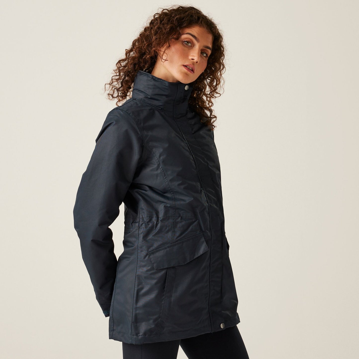 Regatta Benson III Ladies 3-In-1 Waterproof Jacket | Detachable Layer | Black or Navy | 10-20 - Winter Jacket - Logo Free Clothing