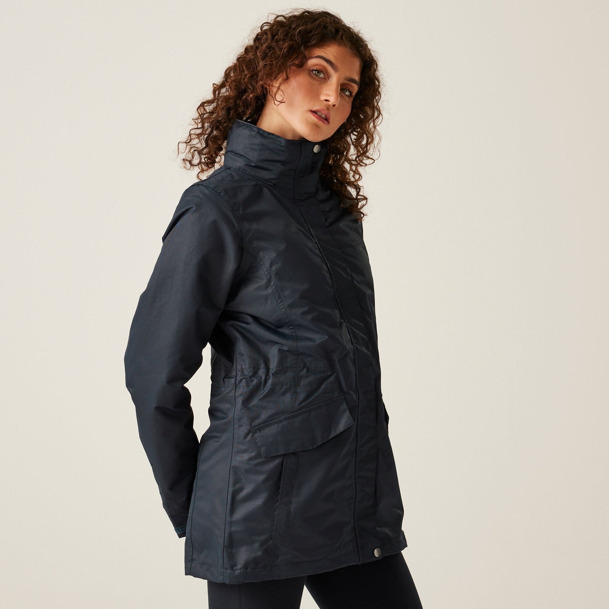 Regatta Benson III Ladies 3-In-1 Waterproof Jacket | Detachable Layer | Black or Navy | 10-20 - Winter Jacket - Logo Free Clothing