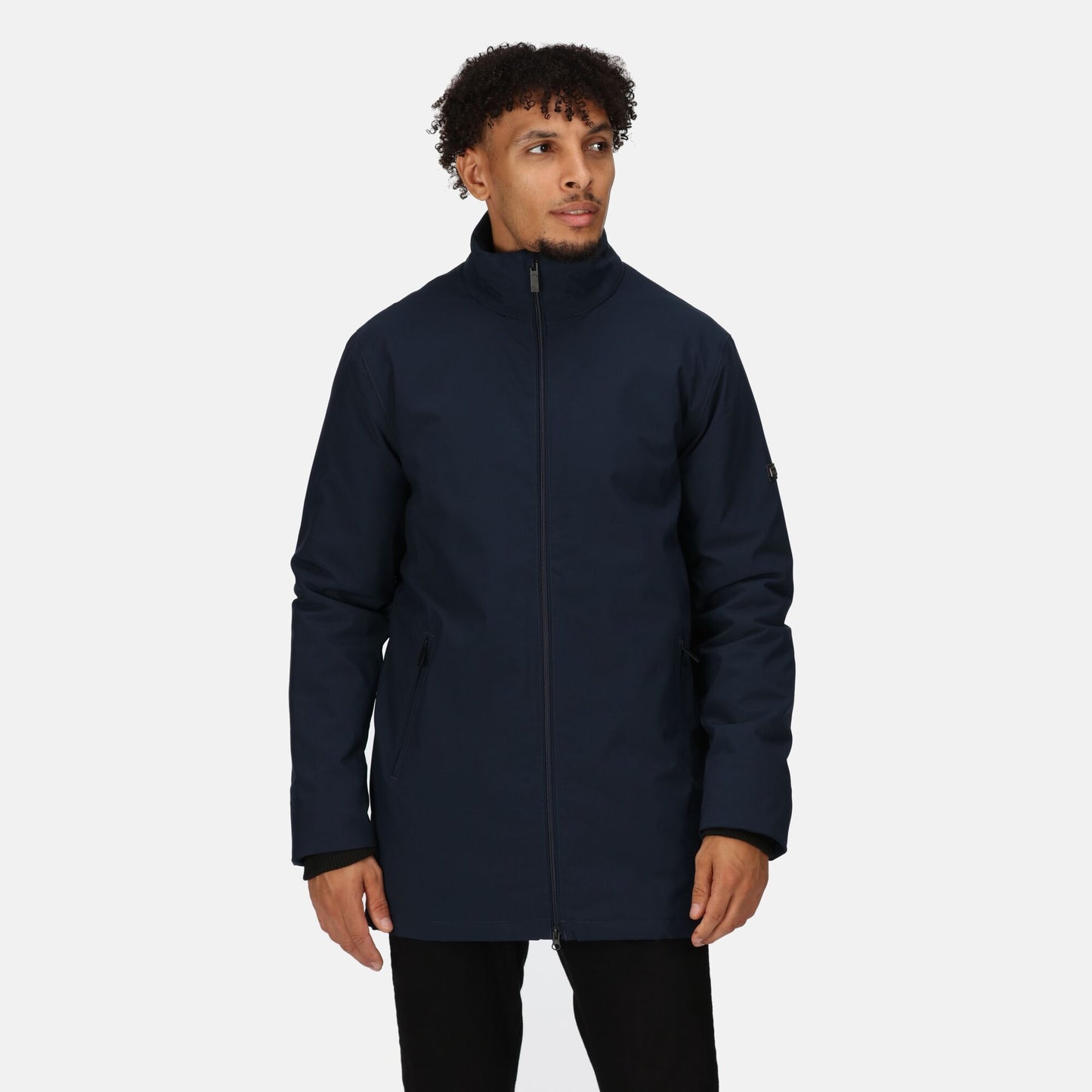 Regatta Hampton Mens Jacket | Waterproof | Insulated | Hood | Black or Navy | S-3XL - Winter Jacket - Logo Free Clothing
