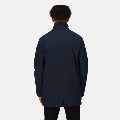 Regatta Hampton Mens Jacket | Waterproof | Insulated | Hood | Black or Navy | S-3XL - Winter Jacket - Logo Free Clothing