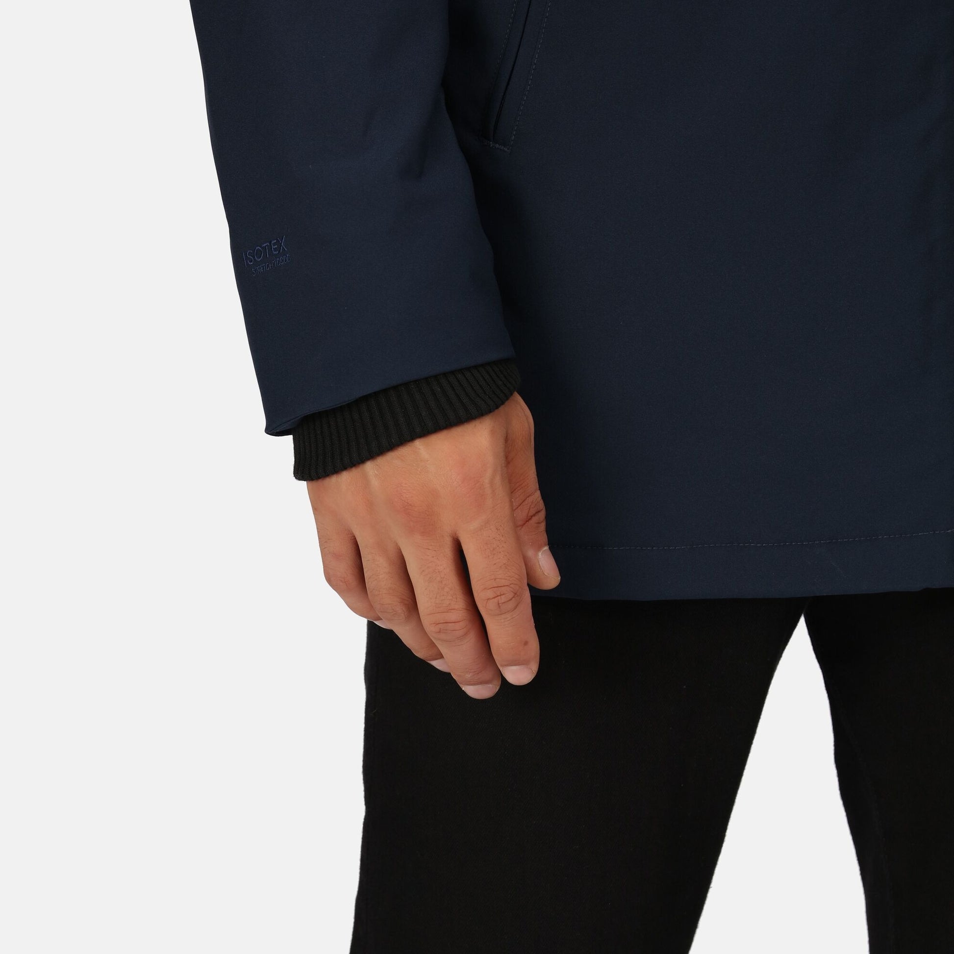 Regatta Hampton Mens Jacket | Waterproof | Insulated | Hood | Black or Navy | S-3XL - Winter Jacket - Logo Free Clothing