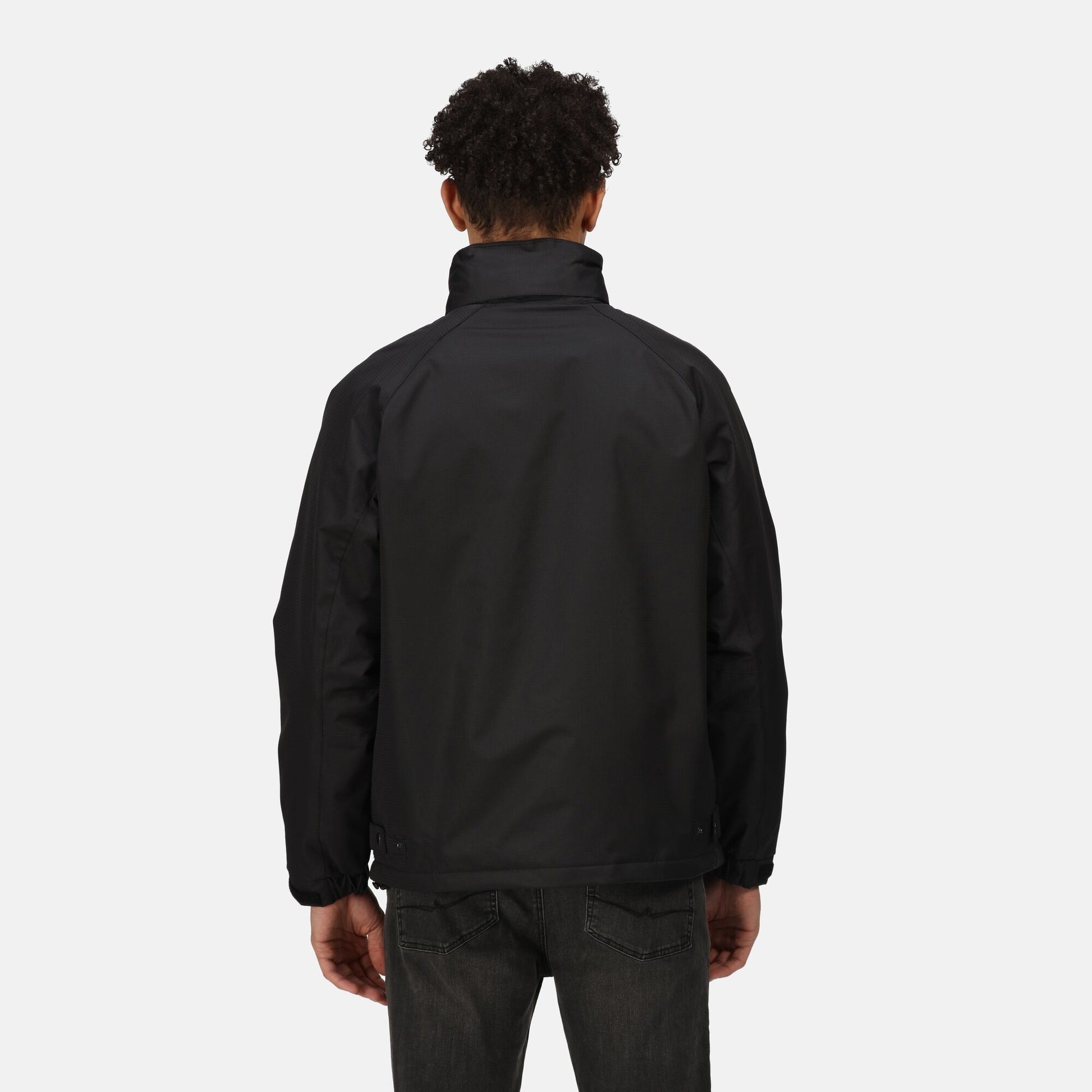 Regatta Hudson Mens Fleece Lined Jacket | Waterproof | Hooded | Black or Navy | S-3XL - Winter Jacket - Logo Free Clothing