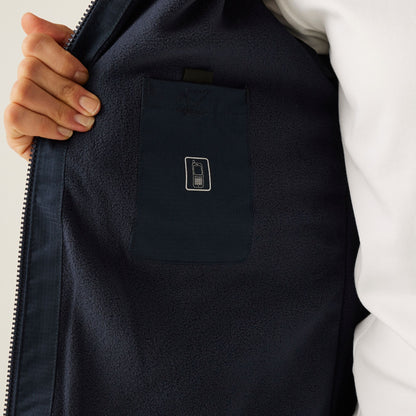 Regatta Hudson Ladies Fleece Lined Jacket | Waterproof | Hooded | Black or Navy | 10-18 - Winter Jacket - Logo Free Clothing