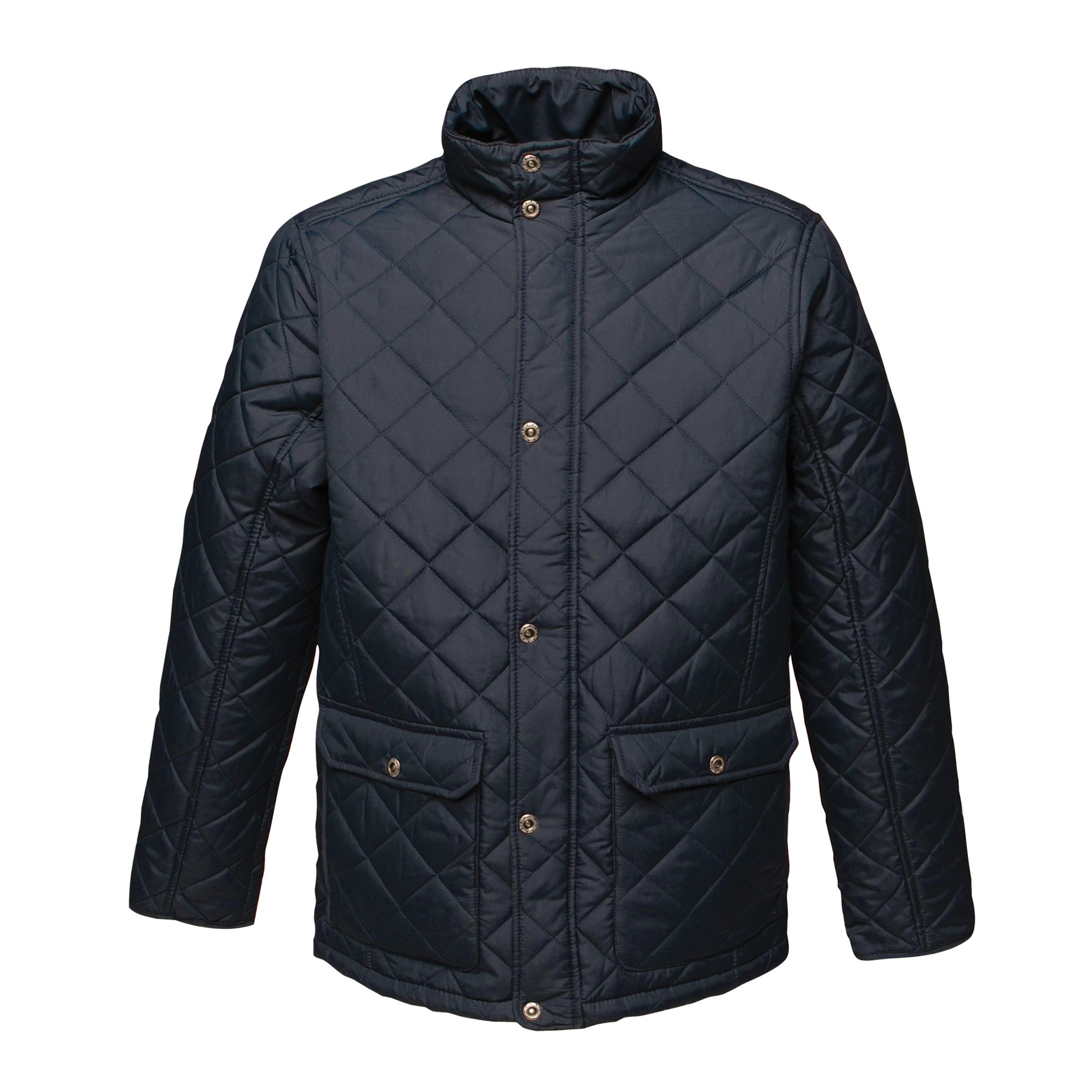 Regatta Tyler Mens Diamond Quilted Jacket | Insulated | Showerproof | Black or Navy | S-3XL - Summer Jacket - Logo Free Clothing