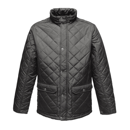 Regatta Tyler Mens Diamond Quilted Jacket | Insulated | Showerproof | Black or Navy | S-3XL - Summer Jacket - Logo Free Clothing