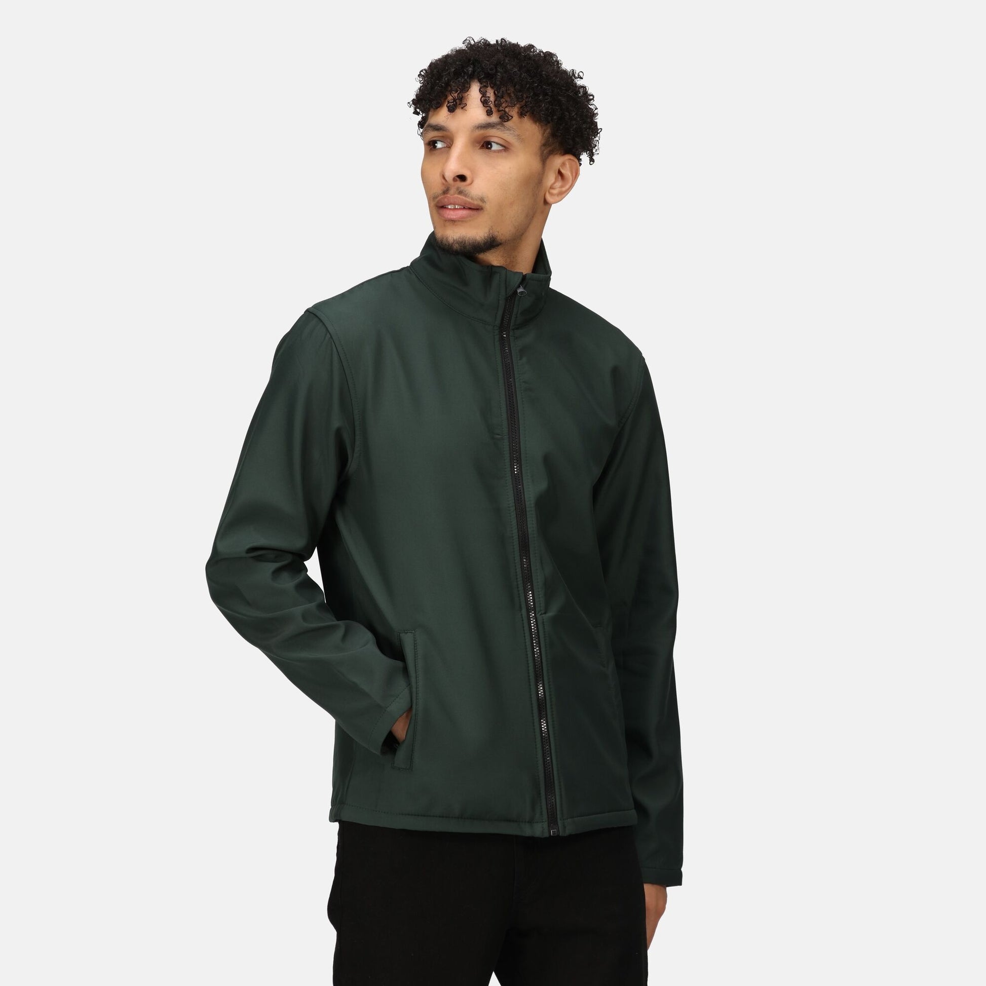 Regatta Ablaze Mens Softshell Jacket | Showerproof | Wind Resistant | 9 Colours | S-3XL - Summer Jacket - Logo Free Clothing