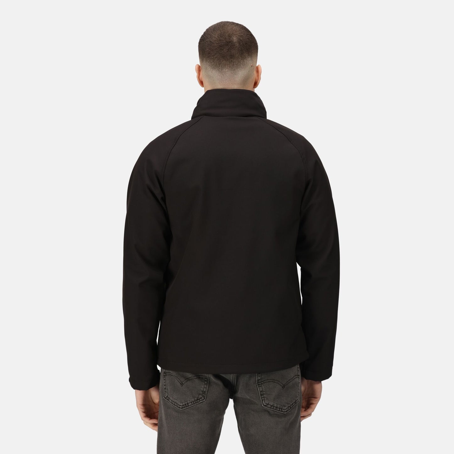 Regatta Apex Mens Waterproof Softshell Jacket | Hood | Breathable | Navy or Black | S-3XL - Winter Jacket - Logo Free Clothing
