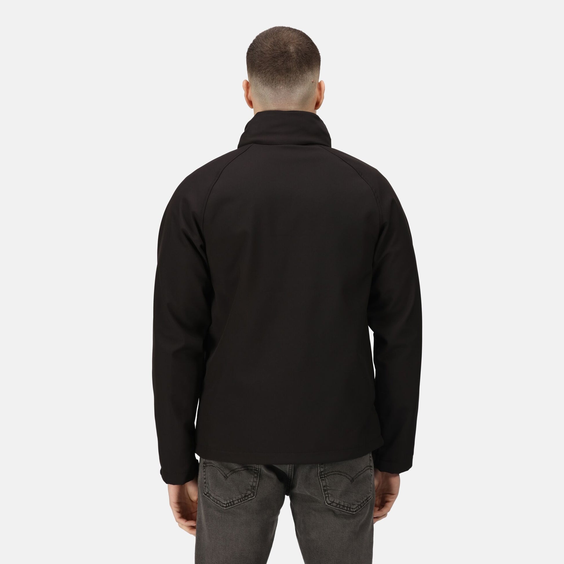 Regatta Apex Mens Waterproof Softshell Jacket | Hood | Breathable | Navy or Black | S-3XL - Winter Jacket - Logo Free Clothing