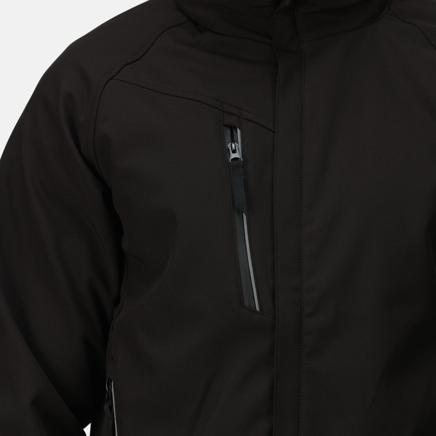 Regatta Apex Mens Waterproof Softshell Jacket | Hood | Breathable | Navy or Black | S-3XL - Winter Jacket - Logo Free Clothing