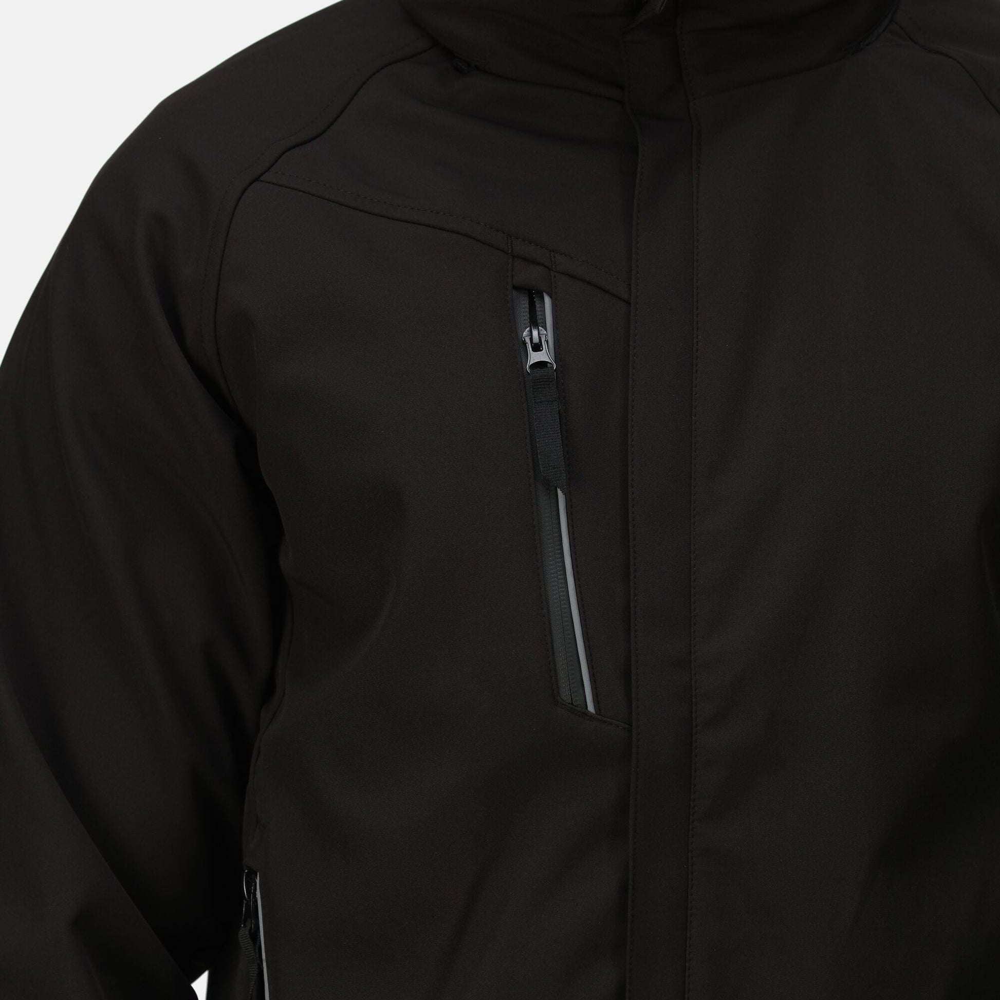 Regatta Apex Mens Waterproof Softshell Jacket | Hood | Breathable | Navy or Black | S-3XL - Winter Jacket - Logo Free Clothing