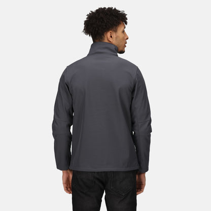 Regatta Arcola Mens 3-Layer Membrane Softshell Jacket | Waterproof | Black or Grey | S-3XL - Winter Jacket - Logo Free Clothing